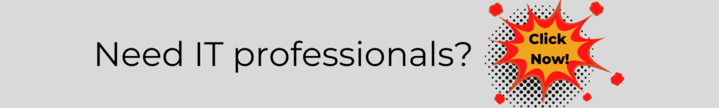 Need IT professionals?
