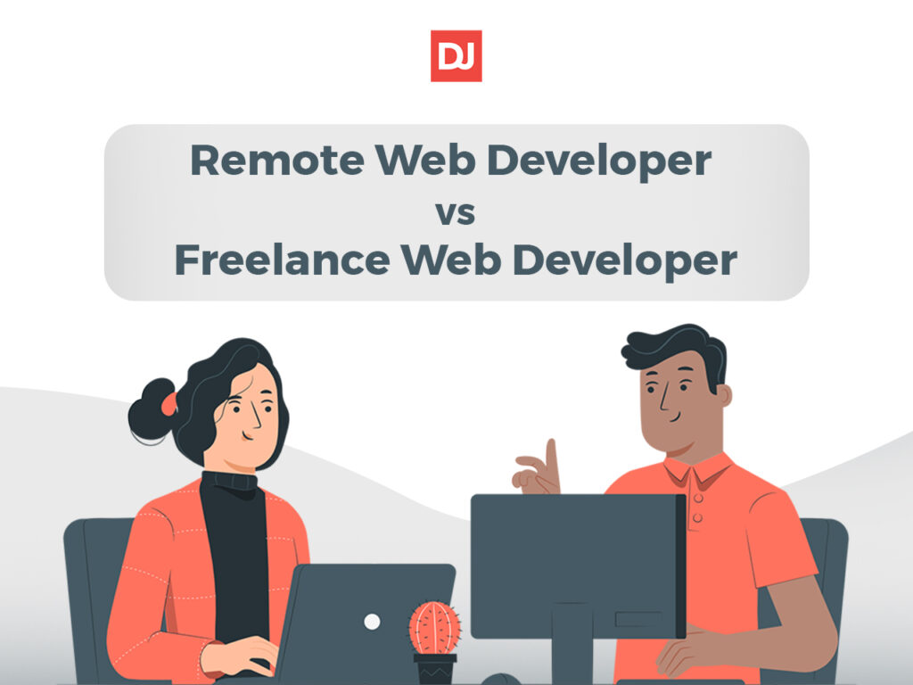freelance web developer vs remote web developer
