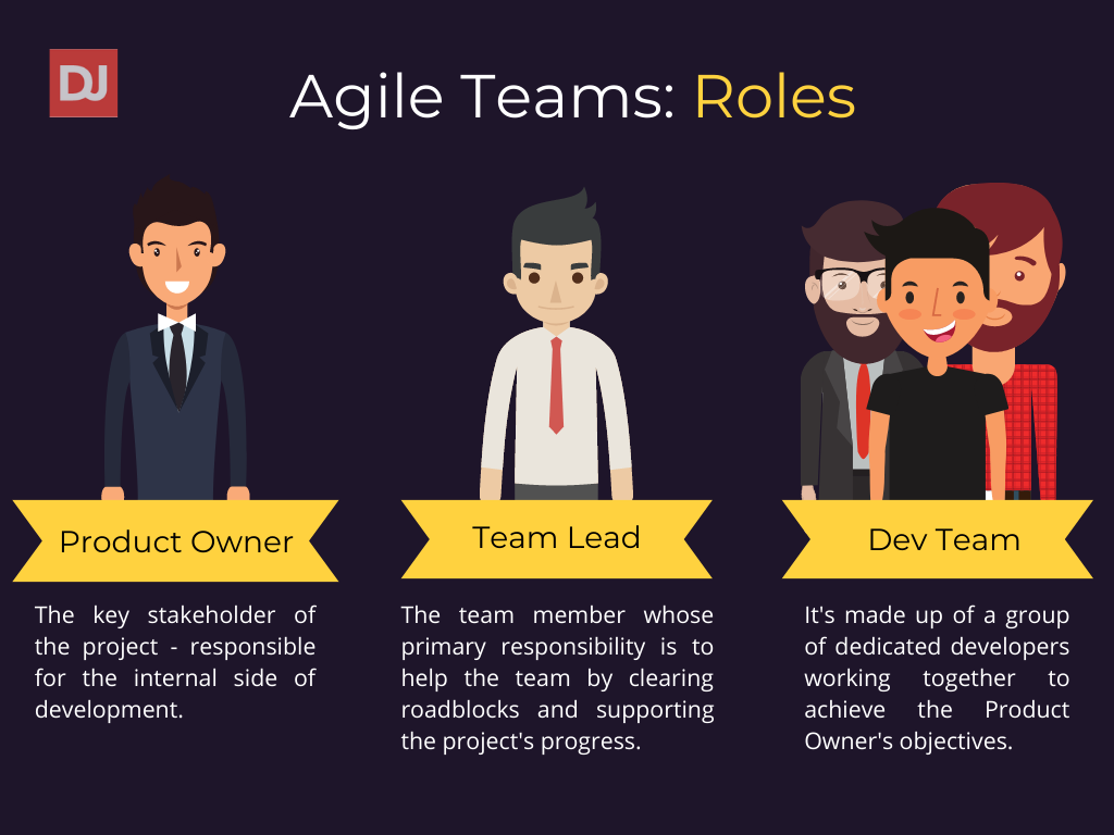 Roles in Agile teams graphs