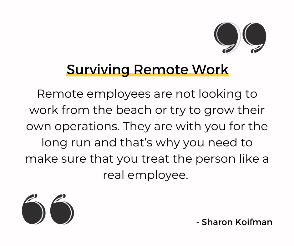 Surviving Remote Work quote