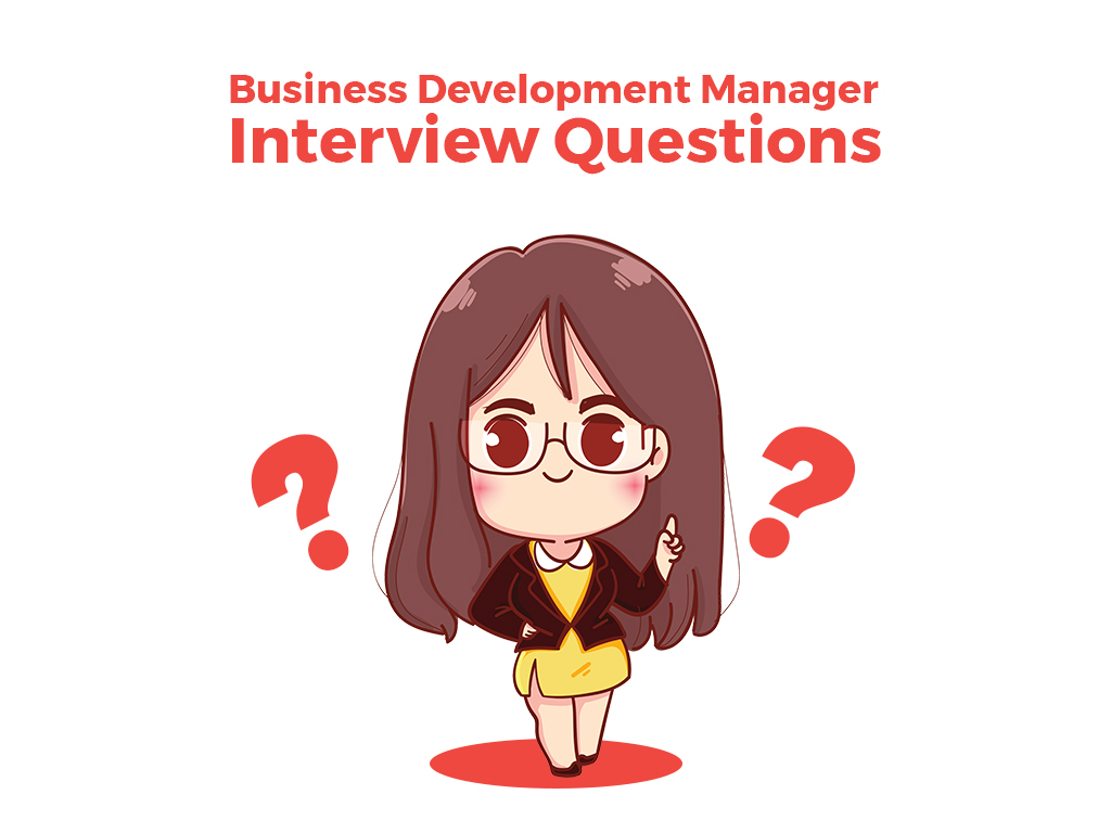 Business development manager woman interview