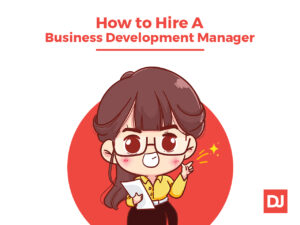 Woman business development manager and leader