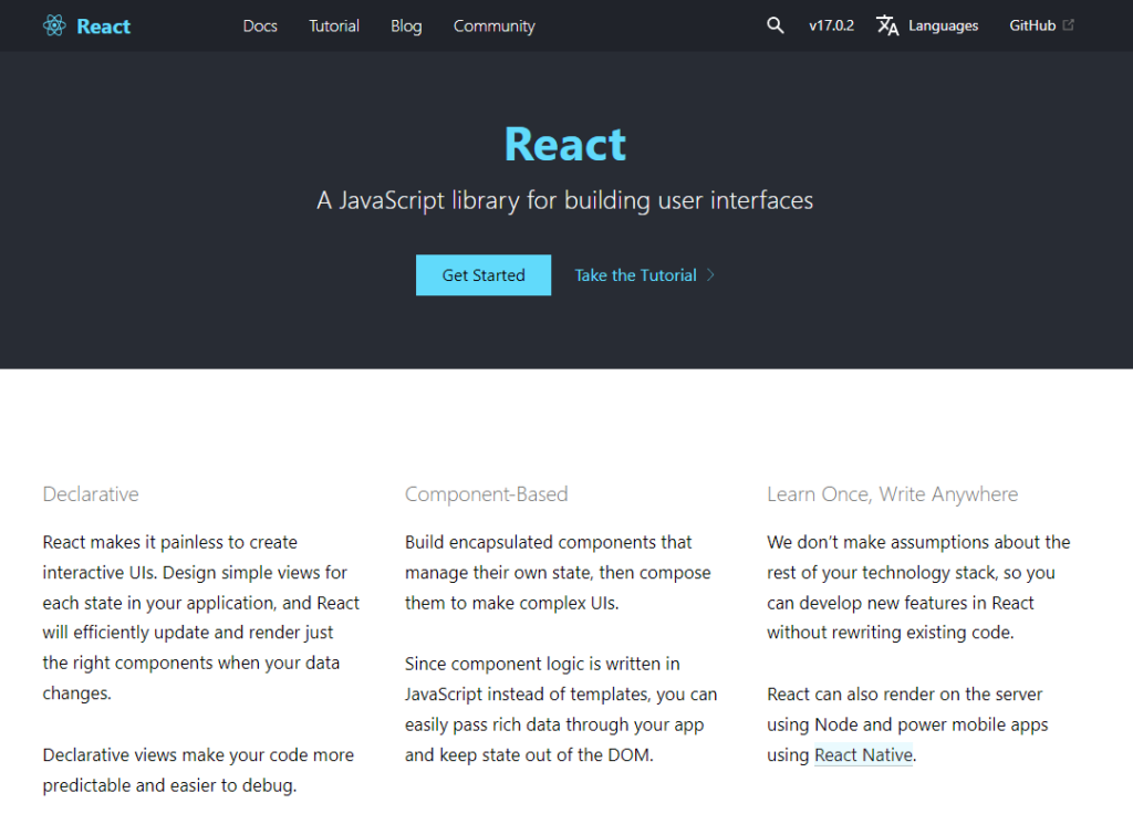 React website