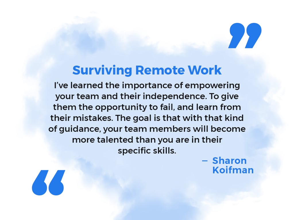Surviving remote work quote