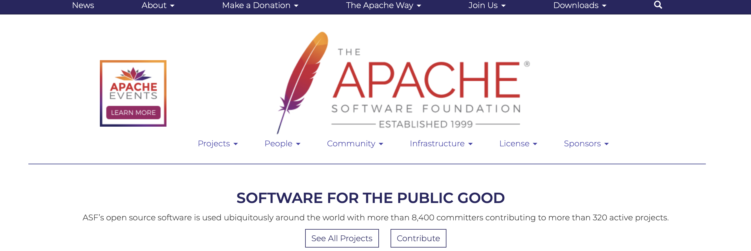 Apache software foundation