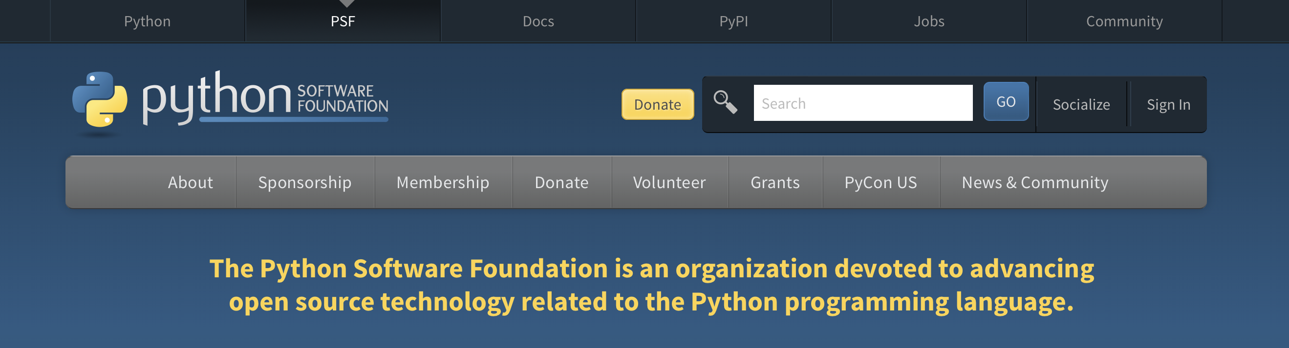 Python software foundation