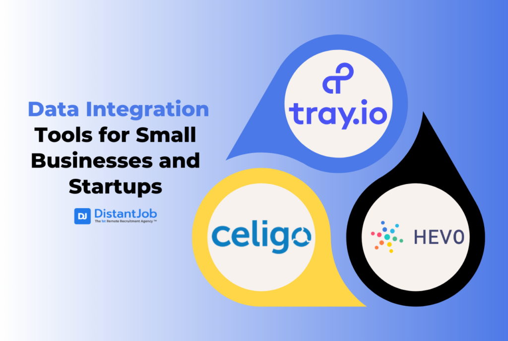 Data integration tools for Small Businesses and Startups such as Celigo, Hevo, and Tray.io