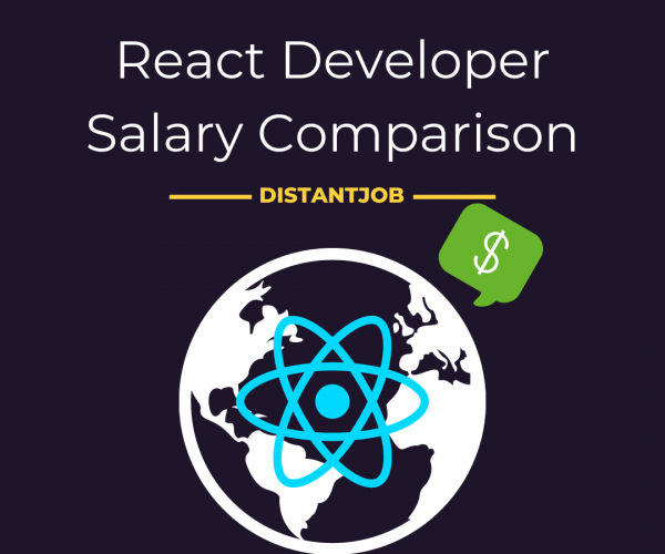 React developer salary comparison