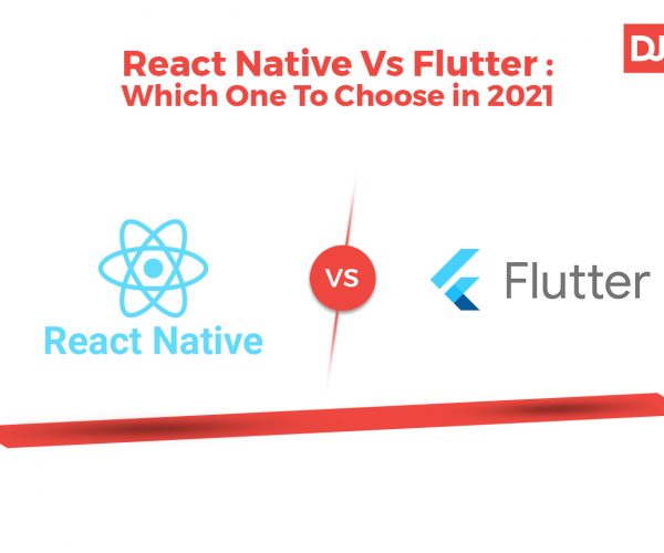 React Native Vs flutter the difference are being shown